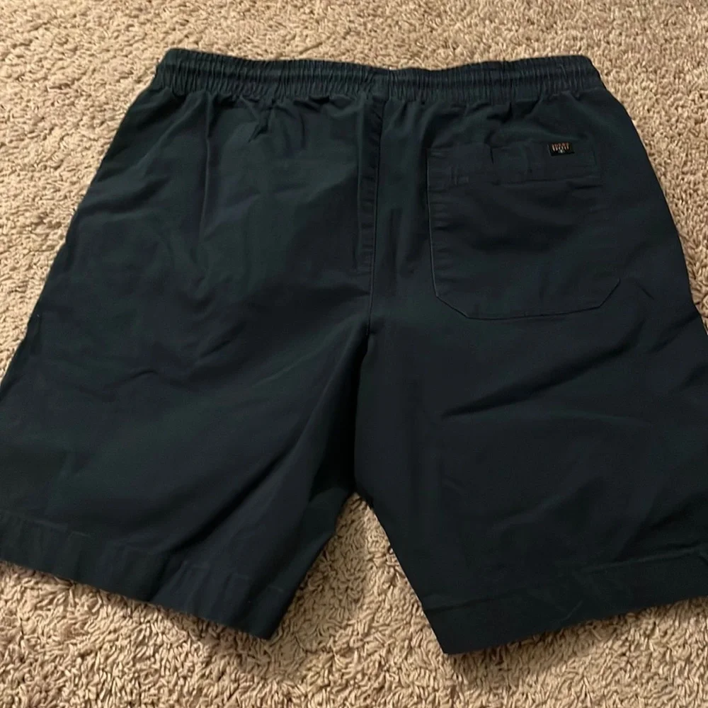 navy elastic waist shorts - Picture 4 of 4